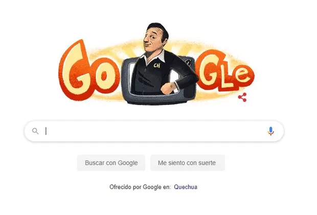 Chespirito: Google celebró el cumpleaños 91 de Roberto Gómez Bolaños