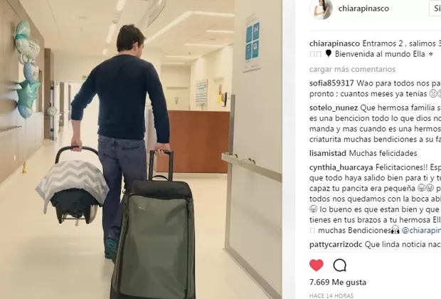 Chiara Pinasco se convirtió en madre