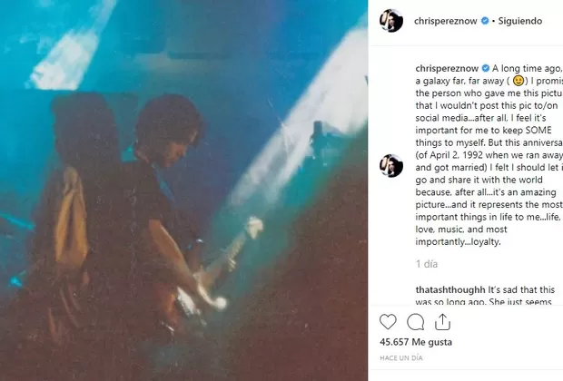 Selena Quintanilla y Chris Pérez