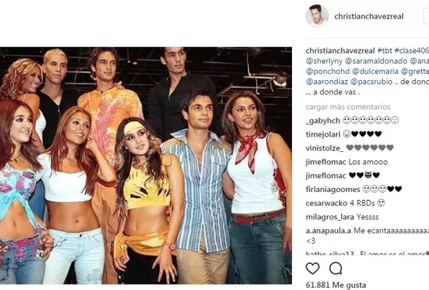 Christian Chávez recordó su época en novela ‘Clase 406’ con Anahí y Dulce María