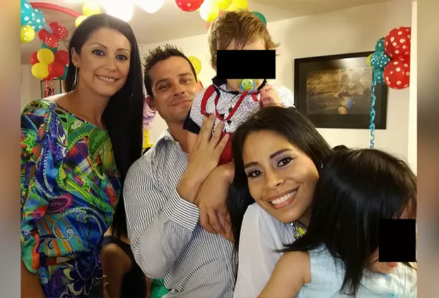 Christian Domínguez y Karla Tarazona celebraron juntos el cumpleaños de su hijo