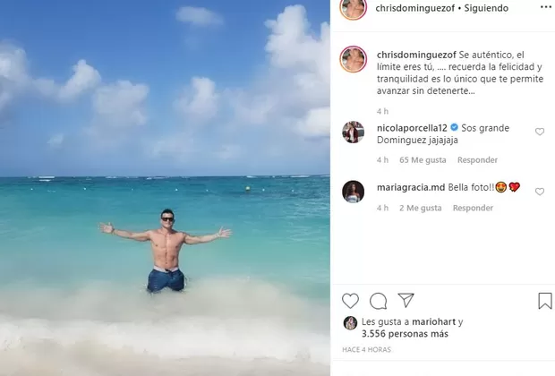 Christian Domínguez y Pamela Franco viven románticos días en el Caribe