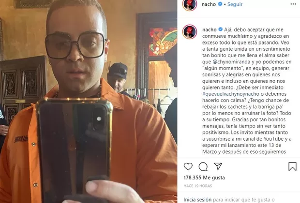 Chyno y Nacho remecen redes sociales con posible reencuentro 