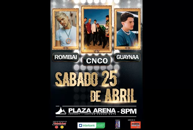 CNCO, Rombai y Guaynaa regresan a Lima para hacer bailar a todos