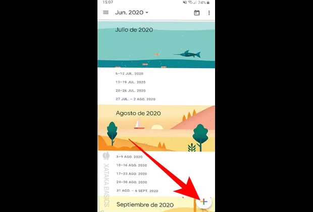 como añadir un recordatorio a Google calendar 