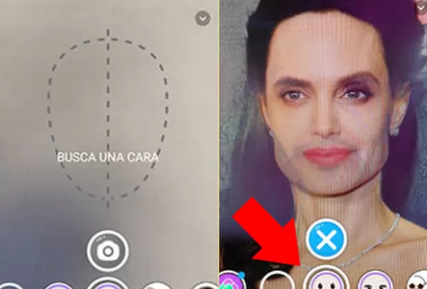 filtro que te hace cara de bebe