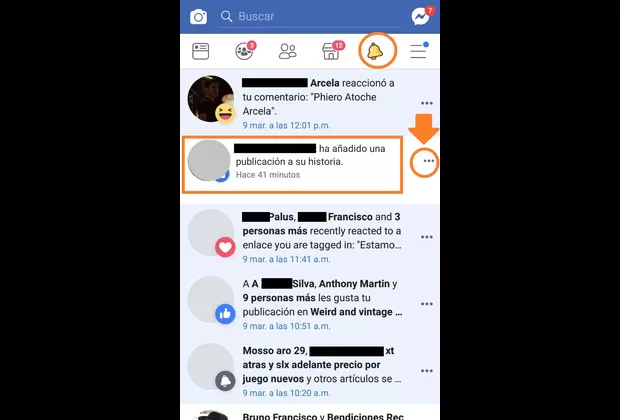 ¿Cómo desactivar las notificaciones de historias en Facebook?