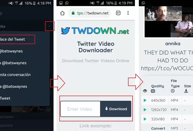 Así puedes descargar videos de Twitter en Android o iPhone