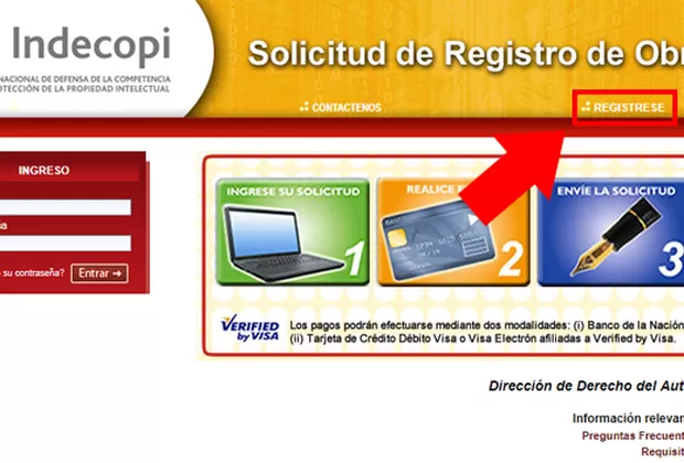 Registro en Indecopi