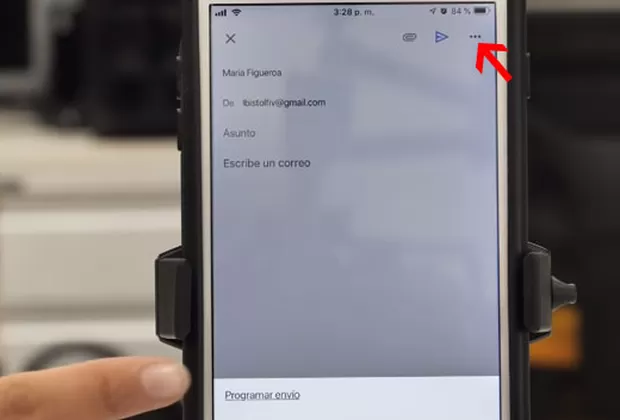 programar correos de gmail desde celular