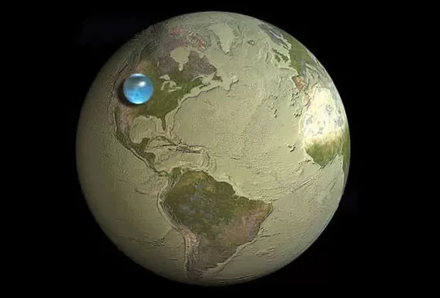 como seria la tierra sin agua