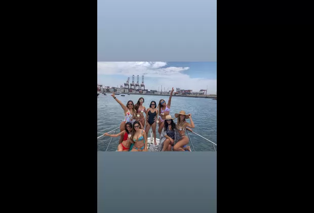 Sheyla Rojas amigas yate