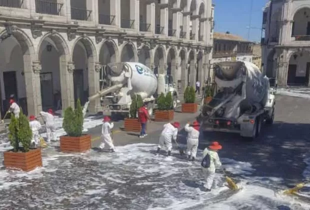 fumigar calles sirve para erradicar el coronavirus