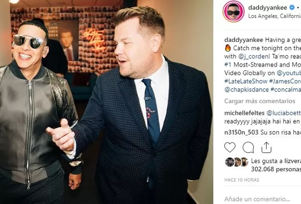 Daddy Yankee y James Corden 