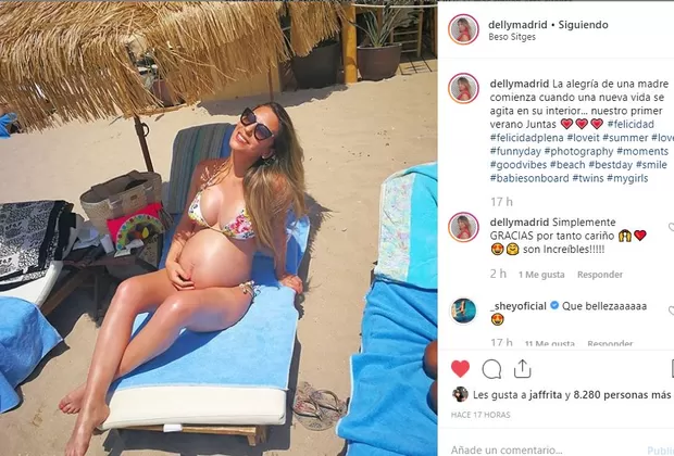 Delly Madrid embarazo 