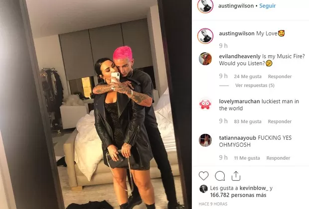 Demi Lovato presentó a su novio en Instagram ¿Es parecido a Justin Bieber?