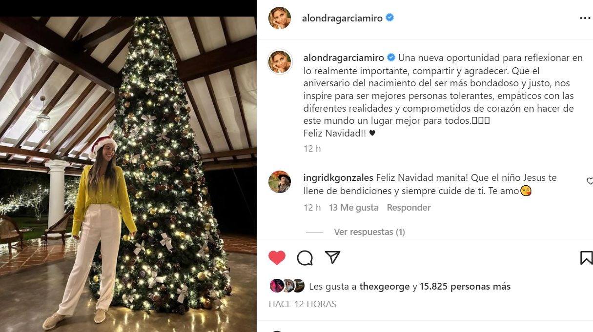 Alondra García Miró dejó mensaje de reflexión por Navidad y así le  respondió prima de Paolo Guerrero - América Noticias