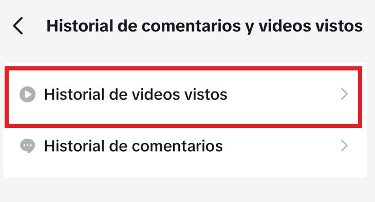 TikTok, Cómo ver mi historial de videos vistos