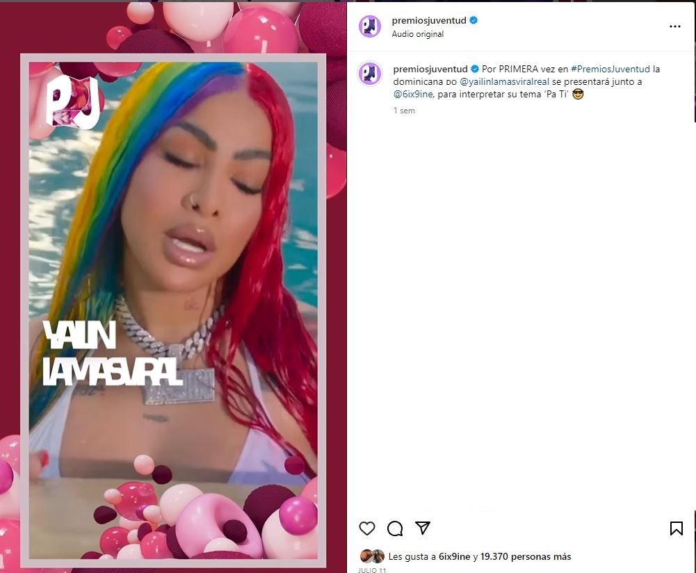 Por qué cancelaron presentación de Tekashi 69 y Yailin, la más viral en  Premios Juventud? - América Noticias