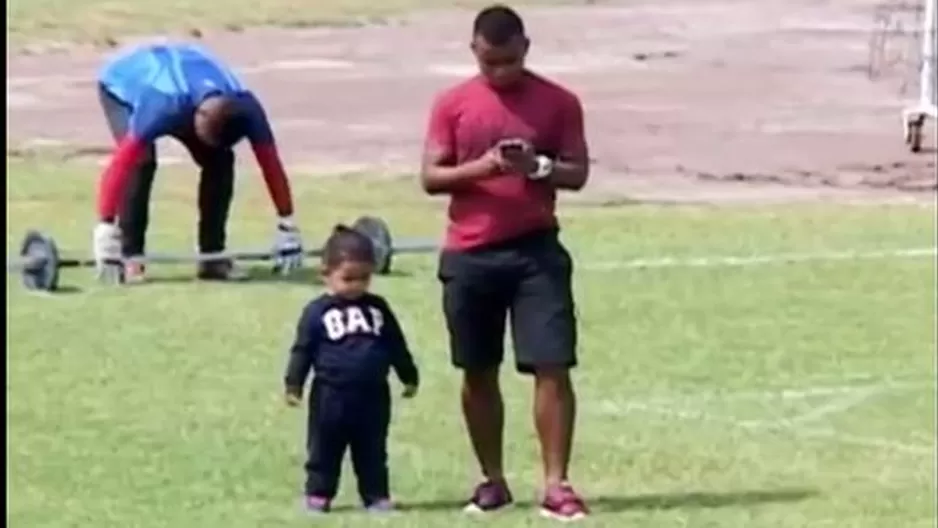 Alianza Lima: la hija de Luis Trujillo fue el centro de atención en los entrenamientos