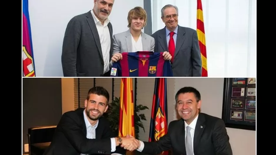 Barcelona: Alen Halilovic firmó contrato y Piqué renovó hasta 2019