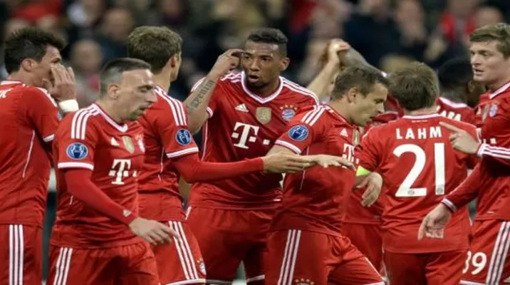 Bayern Munich clasificó a semifinales de la Champions League tras vencer al Manchester United Bayern Munich clasificó a semifinales de la Champions League tras vencer al Manchester United