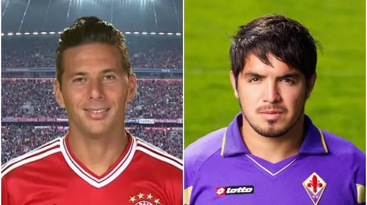 Claudio Pizarro y Juan Manuel Vargas en once ideal de americanos en Europa Claudio Pizarro y Juan Manuel Vargas en once ideal de americanos en Europa