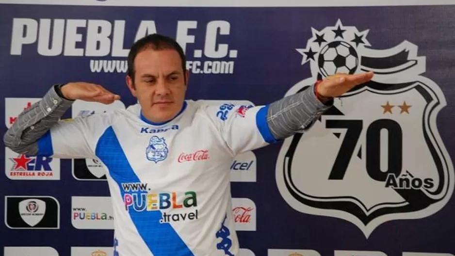 Cuauhtémoc Blanco volverá a la Primera División a los 41 años con el Puebla FC