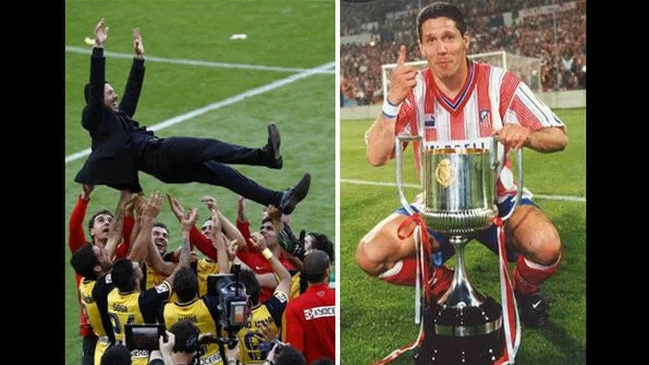 Diego Simeone: campeón de Liga con el Atleti como jugador y técnico