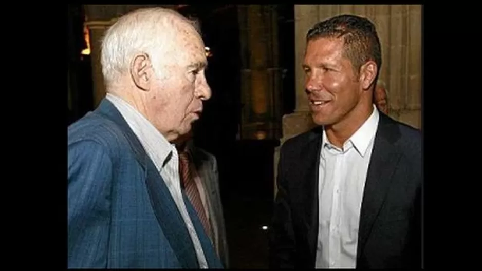 Diego Simeone: "Luis Aragonés hoy defendió con nosotros"