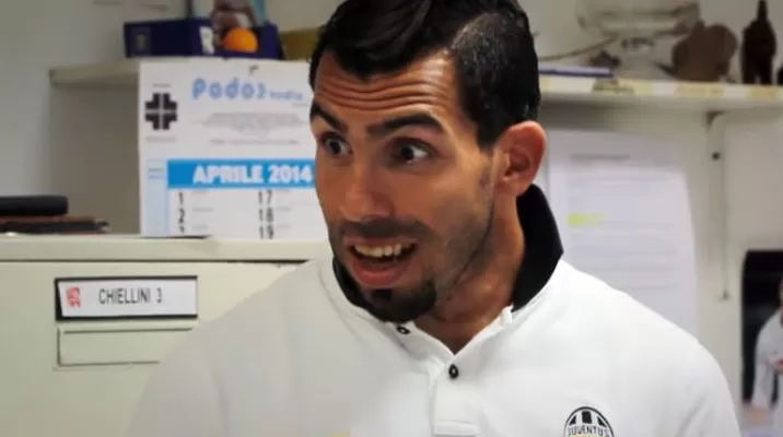 Gran actuación de Carlos Tévez en presentación de la web en español de la Juventus Gran actuación de Carlos Tévez en presentación de la web en español de la Juventus