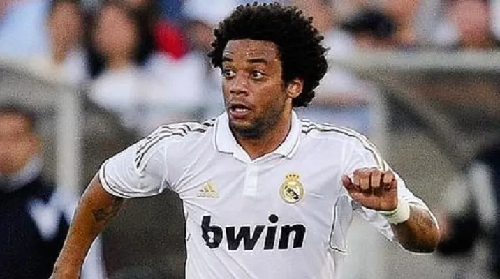Marcelo ensayó celebración en caso de anotarle al Atleti Marcelo ensayó celebración en caso de anotarle al Atleti