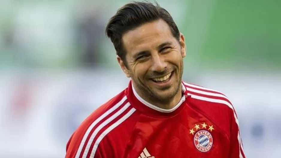 Pizarro y su reacción al conocer que Bayern enfrentará al Manchester United