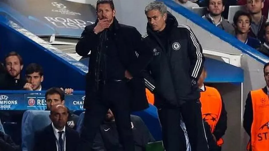 ¿Qué le dijo Mourinho a Simeone en pleno Chelsea - Atlético de Madrid?