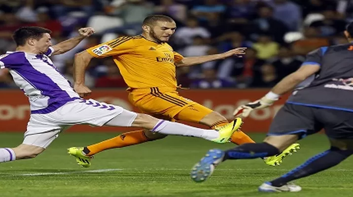 Real Madrid igualó ante Valladolid y quedó a 4 puntos del Atlético Real Madrid igualó ante Valladolid y quedó a 4 puntos del Atlético