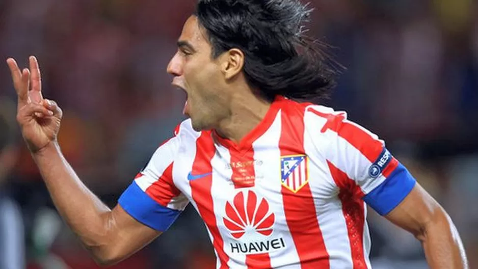 Último Atlético - Chelsea terminó en goleada de los españoles con triplete de Falcao