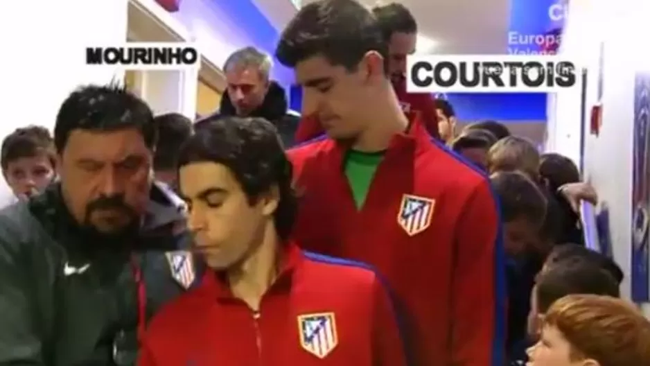 Video captó momento en que Mourinho ignoró y no saludó a Thibaut Courtois