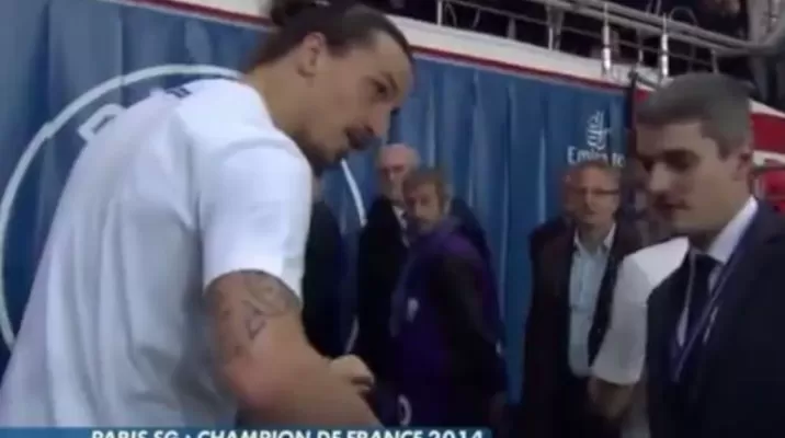 Zlatan Ibrahimovic se enojó con periodista que empujó a su hijo Zlatan Ibrahimovic se enojó con periodista que empujó a su hijo