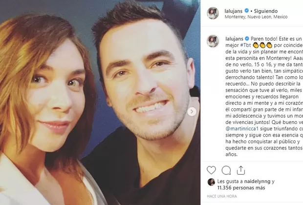Daniela Luján Martín Ricca reencuentro