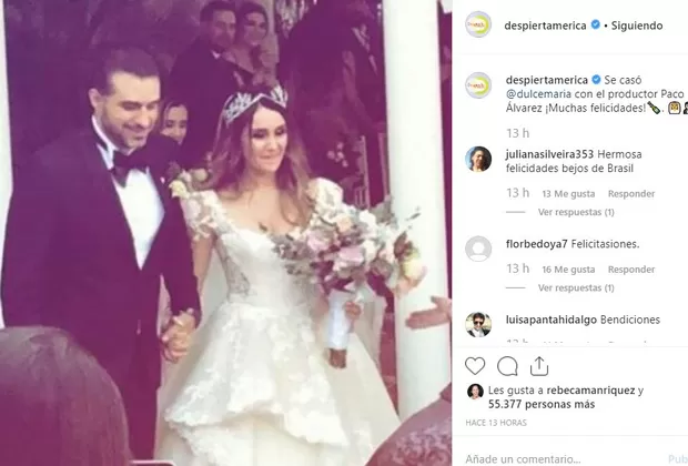 Dulce María se casó con Paco Álvarez: Se filtran las primeras fotos de la boda