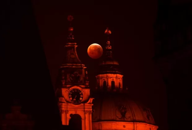 Estas son las fotos más cautivantes de la “Superluna de sangre”