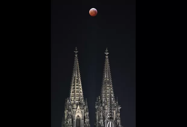 Estas son las fotos más cautivantes de la “Superluna de sangre”