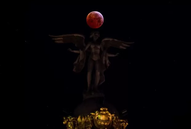Estas son las fotos más cautivantes de la “Superluna de sangre”