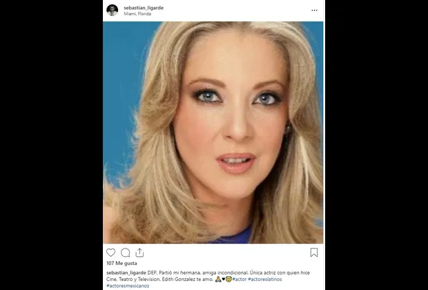 Murió Edith González