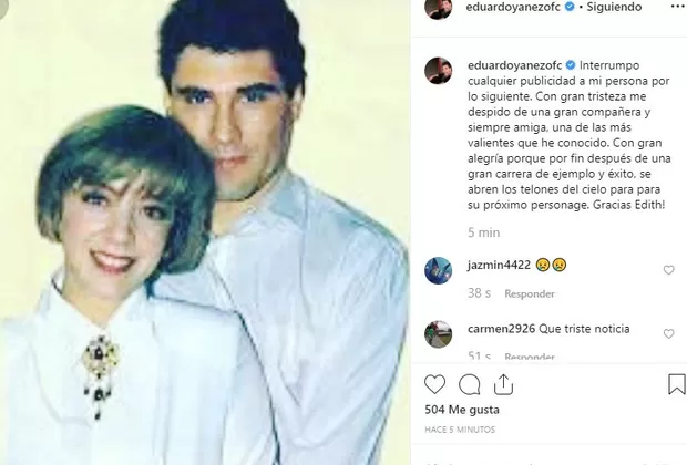 Eduardo Yáñez y Edith González