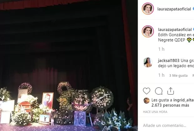 Velorio de Edith González