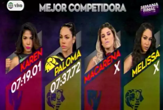 EEG: los 'Retadores' celebraron triunfo de Karen Dejo como 'Mejor Competidora'