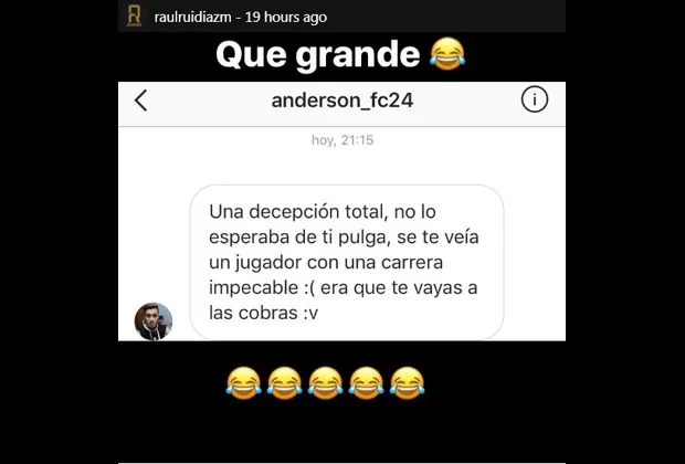 EEG: Ruidíaz responde así a las críticas por su ingreso a Los Leones