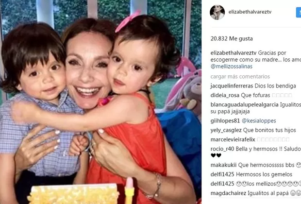 Actores Elizabeth Álvarez y Jorge Salinas revelaron fotos de sus mellizos