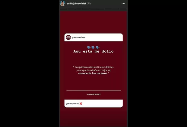 ¿Emilio Jaime está sufriendo por amor? Esto compartió el ex de Luciana Fuster 